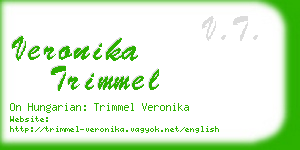 veronika trimmel business card